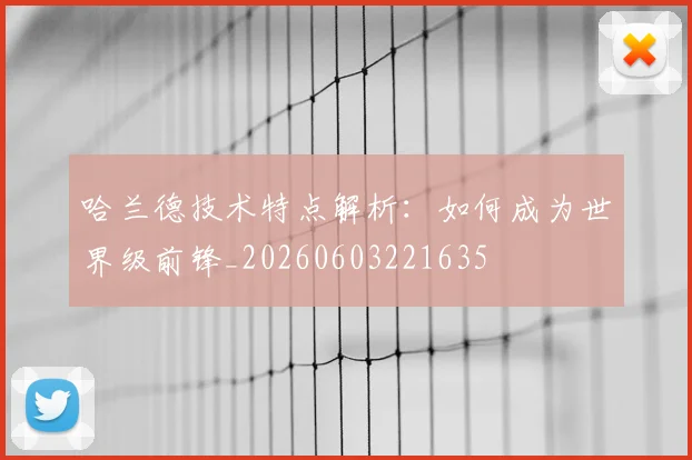 哈兰德技术特点解析:如何成为世界级前锋_20260603221635